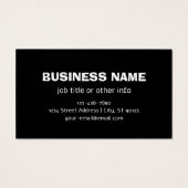 Willekeurig gearrangeerd ontwerp, zakelijke Logo o Visitekaartje (Achterkant)