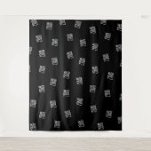 Willekeurig gearrangeerd ontwerp, zakelijke Logo o Wandkleed (Voorkant)