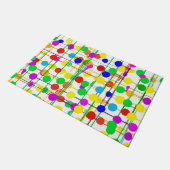 Willekeurig geometrisch patroon deurmat (Schuin)