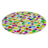Willekeurig geometrisch patroon snijplank (Hoek)