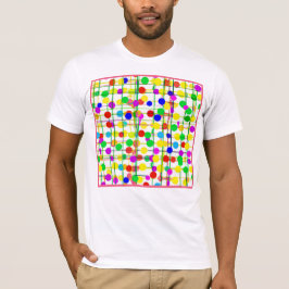Willekeurig geometrisch patroon t-shirt