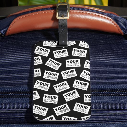 Willekeurig geplaatst Zoek naar uw Logo of een fot Bagagelabel (Voorkant Insitu 2)