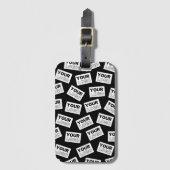 Willekeurig geplaatst Zoek naar uw Logo of een fot Bagagelabel (Voorkant (verticaal))