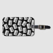 Willekeurig geplaatst Zoek naar uw Logo of een fot Bagagelabel (Voorkant (horizontaal))