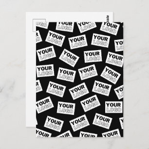 Willekeurig geplaatst Zoek naar uw Logo of een fot Briefkaart