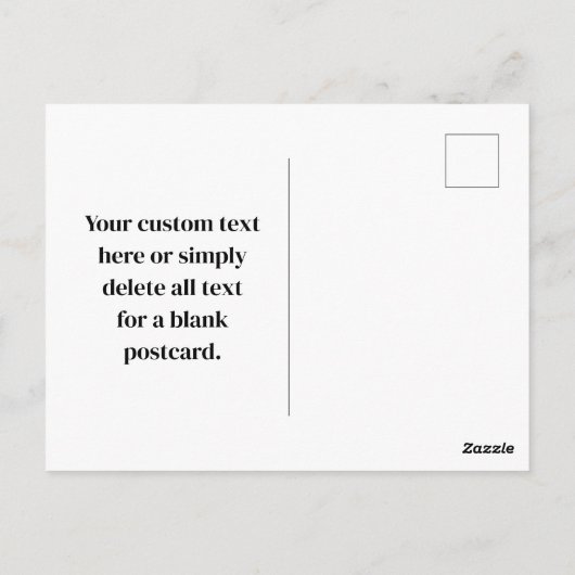 Willekeurig geplaatst Zoek naar uw Logo of een fot Briefkaart (Achterkant)