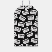 Willekeurig geplaatst Zoek naar uw Logo of een fot Cadeaulabel (Voorkant)