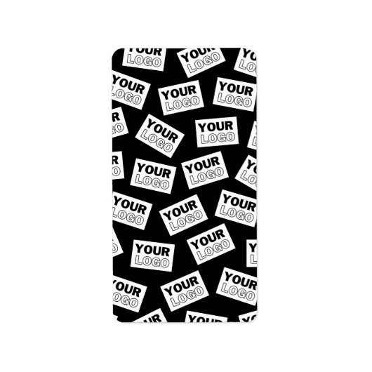 Willekeurig geplaatst Zoek naar uw Logo of een fot Etiket (Voorkant)