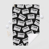 Willekeurig geplaatst Zoek naar uw Logo of een fot Golfhanddoek (Insitu)