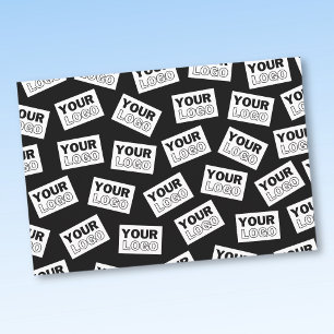 Willekeurig geplaatst Zoek naar uw Logo of een fot Inpakpapier Vel