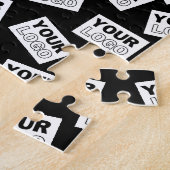 Willekeurig geplaatst Zoek naar uw Logo of een fot Legpuzzel (Zijkant)