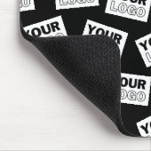 Willekeurig geplaatst Zoek naar uw Logo of een fot Muismat (Hoek)