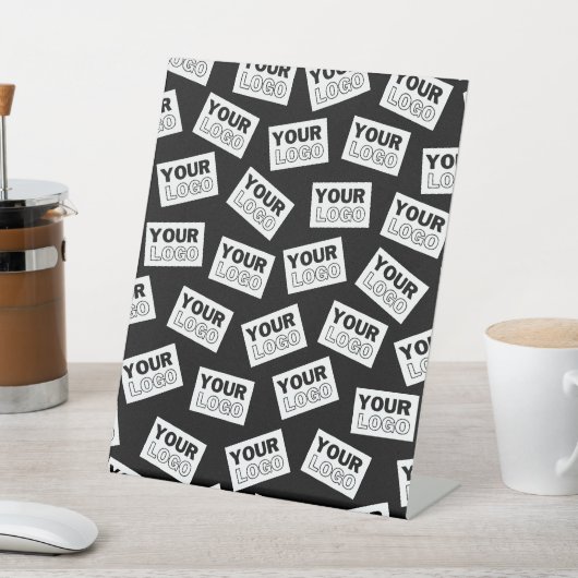 Willekeurig geplaatst Zoek naar uw Logo of een fot Reclamebord Met Voetstuk (Insitu)