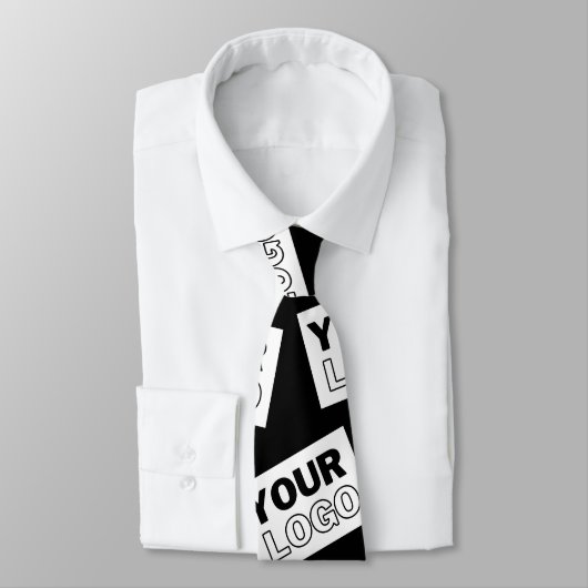 Willekeurig geplaatst Zoek naar uw Logo of een fot Stropdas (Gebonden)