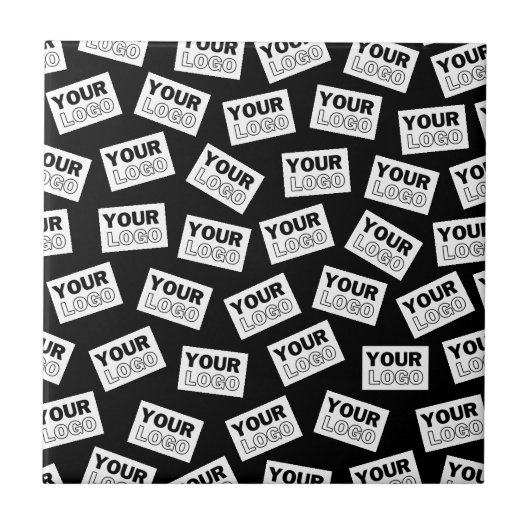 Willekeurig geplaatst Zoek naar uw Logo of een fot Tegeltje (Voorkant)