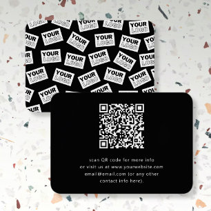 Willekeurig geplaatst Zoek naar uw Logo of een fot Visitekaartje