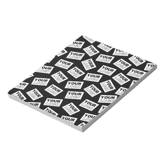 Willekeurig geplaatste zoek naar uw logo of elke f notitieblok (Linkerzijde)