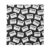 Willekeurig geplaatste zoek naar uw logo of elke f notitieblok (Voorkant)