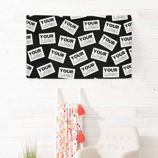 Willekeurig geplaatste zoek naar uw logo of elke f spandoek (Insitu)