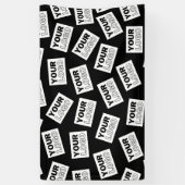 Willekeurig geplaatste zoek naar uw logo of elke f spandoek (Verticaal)