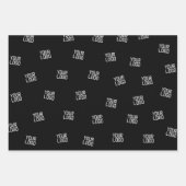 Willekeurig gerangschikte ontwerp, bedrijfslogo of inpakpapier vel (Voorkant 2)