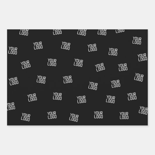 Willekeurig gerangschikte ontwerp, bedrijfslogo of inpakpapier vel (Voorkant)