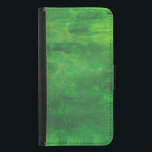 Willekeurig groen Abstract schilderen<br><div class="desc">Een abstract acrylschilderij in wisselende tinten groen.</div>