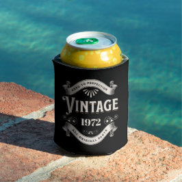 Willekeurig jaar vintage verjaardag blikje koeler