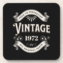 Willekeurig Jaar Vintage Verjaardag Drank Onderzet Bier Onderzetter