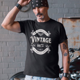 Willekeurig Jaar Vintage Verjaardag T-shirt