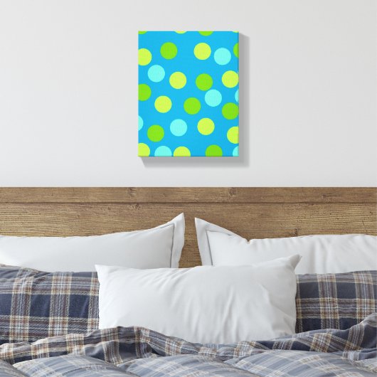 Willekeurig - Ocean Spray Canvas Afdruk (Insitu (Slaapkamer))