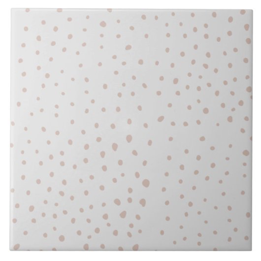 willekeurig poolpuntpatroon Tile Tegeltje (Voorkant)