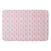 Willekeurig Roze Flamingo Vogel Patroon Badmat (Voorkant)