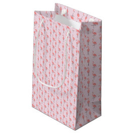 Willekeurig Roze Flamingo Vogel Patroon Klein Cadeauzakje