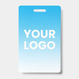 Willekeurige achtergrond | Witte gradiënt en uw Lo Badge