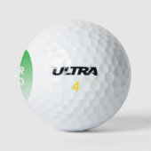 Willekeurige achtergrond | Witte gradiënt en uw Lo Golfballen (Logo)