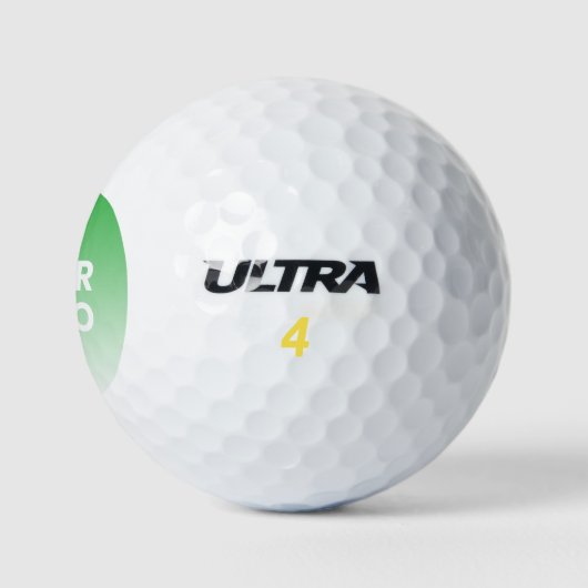 Willekeurige achtergrond | Witte gradiënt en uw Lo Golfballen (Logo)