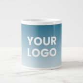 Willekeurige achtergrond | Witte gradiënt en uw Lo Grote Koffiekop (Voorkant)