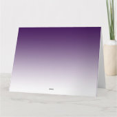 Willekeurige achtergrond | Witte gradiënt en uw Lo Kaart (Achterkant)