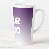 Willekeurige achtergrond | Witte gradiënt en uw Lo Latte Mok (Rechts)