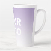 Willekeurige achtergrond | Witte gradiënt en uw Lo Latte Mok (Rechts)