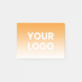 Willekeurige achtergrond | Witte gradiënt en uw Lo Post-it® Notes (Voorkant)