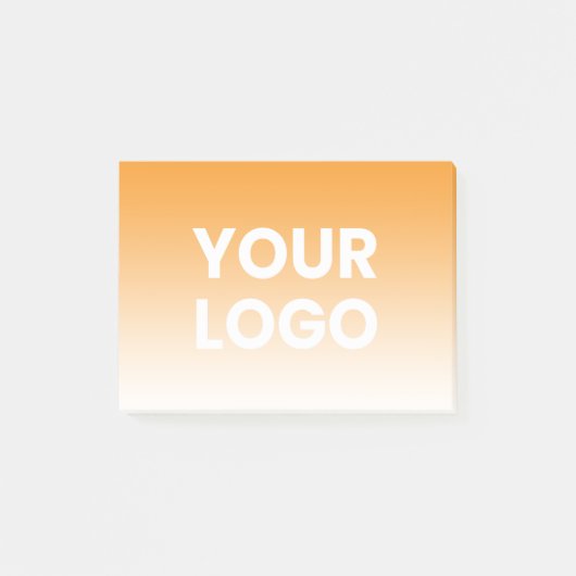 Willekeurige achtergrond | Witte gradiënt en uw Lo Post-it® Notes (Voorkant)