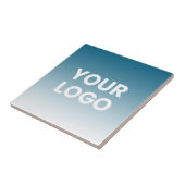 Willekeurige achtergrond | Witte gradiënt en uw Lo Tegeltje (Zijkant)