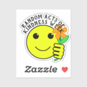 Willekeurige Act of Kindness Week Sticker (Vel)
