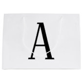 Willekeurige brief | Zwart-wit of doe-het-zelf kle Groot Cadeauzakje (Voorkant)