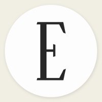 Willekeurige brief | Zwart-wit of doe-het-zelf kle