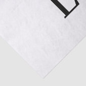 Willekeurige brief | Zwart-wit of doe-het-zelf kle Tissuepapier (Detail)