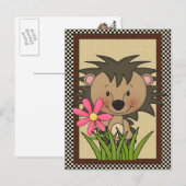 Willekeurige Briefkaart egel (Voorkant / Achterkant)