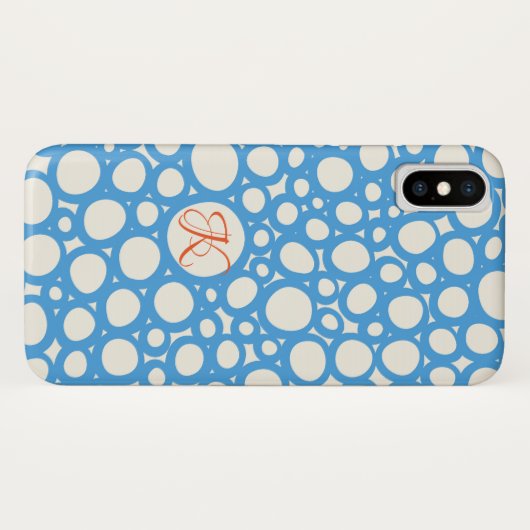Willekeurige cirkels Case-Mate iPhone case (Achterkant (horizontaal))